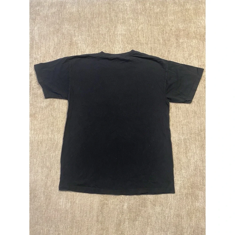 Super Bowl XLIV (2010) Saints vs Colts Black Men's T-Shirt Size Medium VTG Y2K
